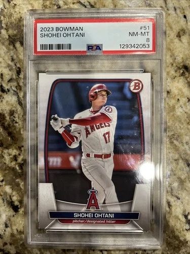 2023 Bowman - Shohei Ohtani #51 PSA 8