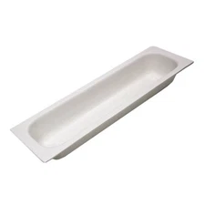 Bon Chef 5094SCWHITE 1/2 Long White Food Pan