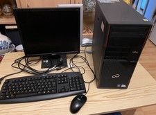 Bürocomputer Set PC Computer mit Monitor