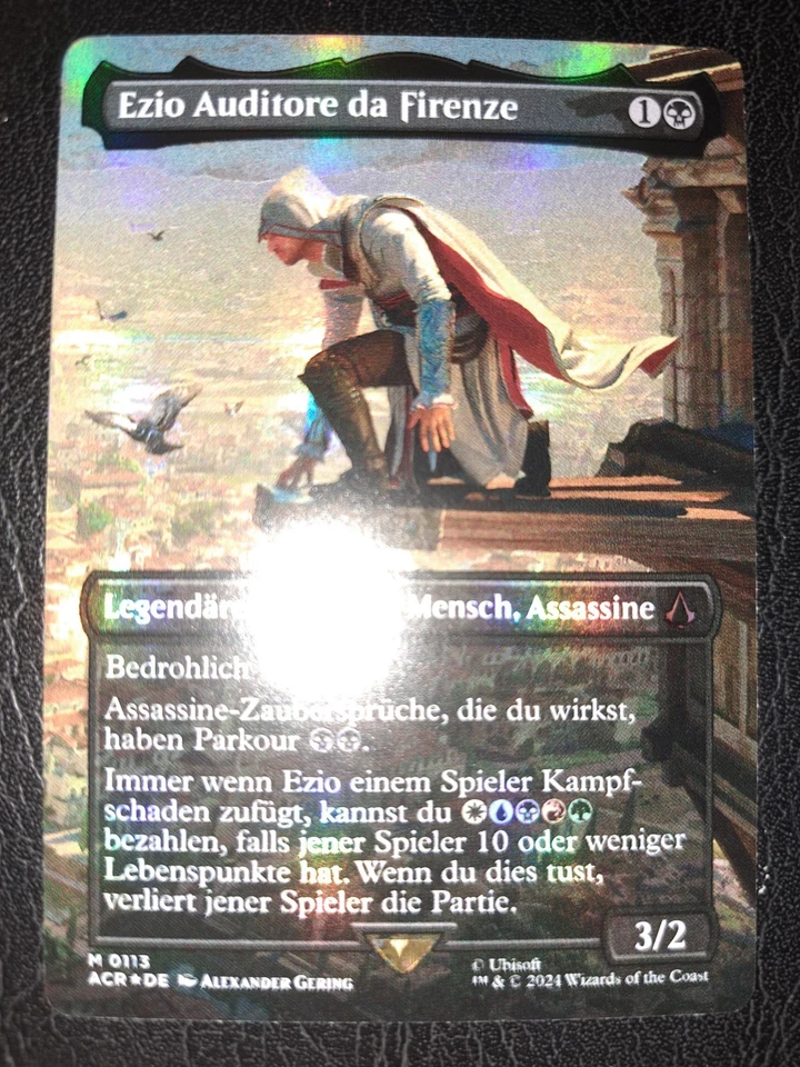 MtG Ezio Auditore da Firenze - Assassin's Creed - Deutsch - Foil - ACR 0113 - Bild 2 von 4