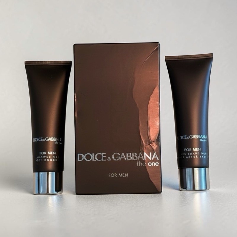 Dolce & Gabbana The One After Shave Balm & Shower Gel Set 1.6 oz New w/ Box