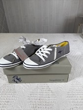 Women’s kangaROOS grey canvas shoes Size 6UK New With Box