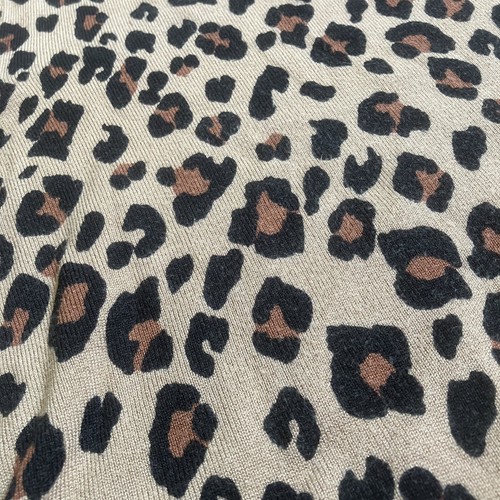 Lane Bryant Womens Animal Print Sweater Plus Size 22-24 Round Neck Stretch Brown - Picture 3 of 7