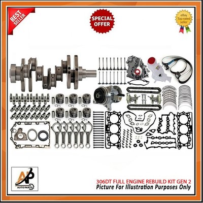 Für Land Rover Jaguar 3.0 TDV6 306DT Kurbelwelle + Motor-Rebuild-Kit Gen 2