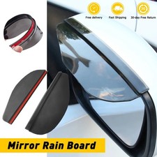 2x Black Car Rearview Side Mirror Rain Board Eyebrow Guard Sun Visor Auto Parts 2x Black Car Rearview Side Mirror Rain Board Eyebrow Guard Sun Visor Auto Parts