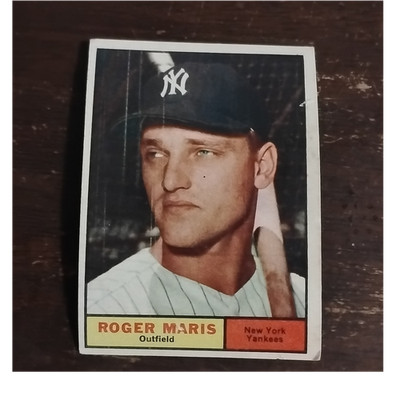 Topps 1961 Topps Roger Maris New York Yankees #2 Baseball Trading Card