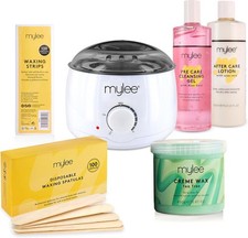 Mylee Complete Waxing Kit, Includes Salon Quality Wax Heater, Soft Cream... 