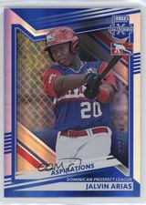 2022 Panini Elite Extra Edition Aspirations Blue 322/349 Jalvin Arias #181 0o2b