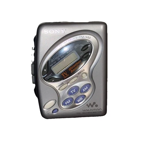 Vntg Tested Working SONY Walkman WM-FX281 Cassette Player AM/FM TV/ Weather Band