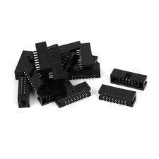 18pcs 2.54mm Pitch 2x8 16-Pin Box Header IDC Socket Straight Male Connector