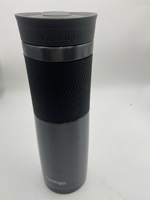 Contigo Stainless Steel Travel Mug with Auto Seal Lid and Grip, Gray 16oz