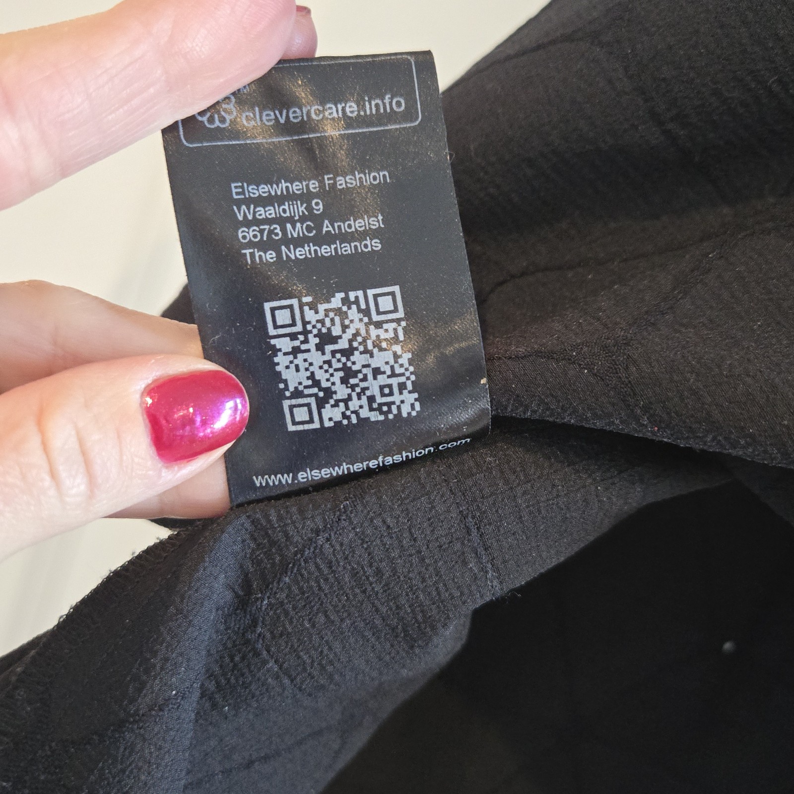 Elsewhere Black Geometric Collared Button Blouse … - image 6