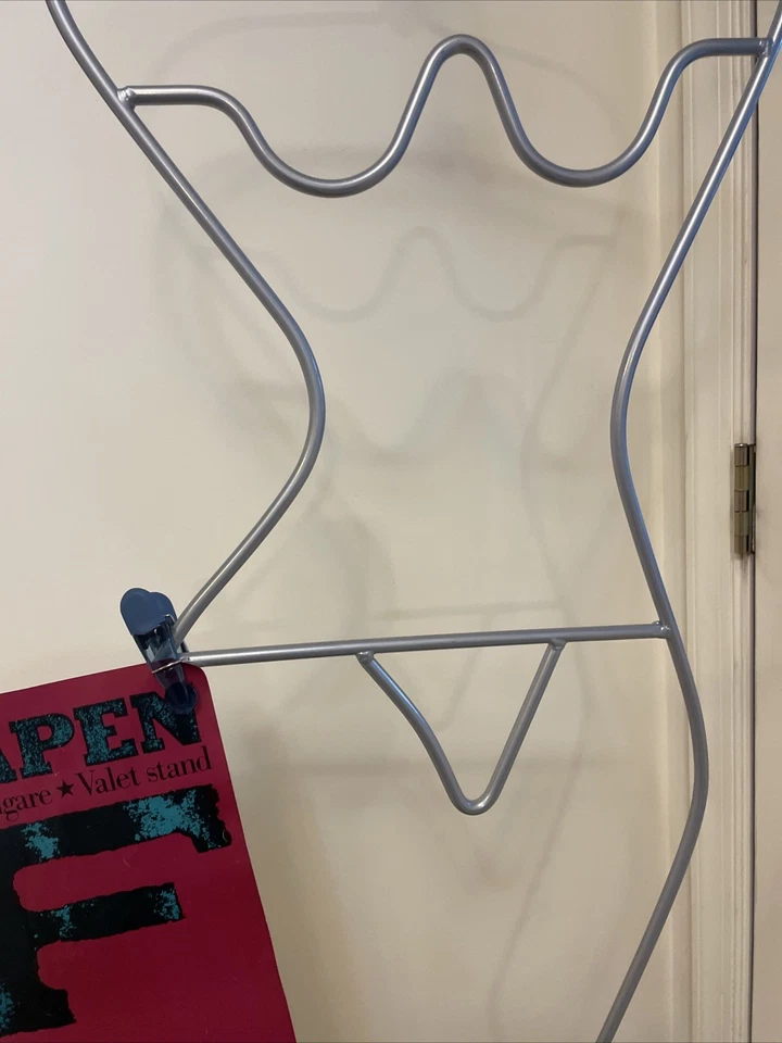 Raro Icónico Mujer Forma Silueta IKEA Hapen Kladhangare Valet Stand Foto 4 de 4