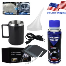 Car Repair Kit Headlight Restoration Liquid Set Polymer Chemical Polishing 200ml