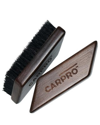 CARPRO Leather Brush - Cleaning for Car Interior Upholstery, Brown 