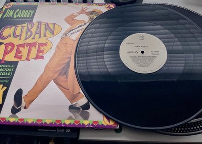 Jim Carrey   Cuban Pete 1994 OG Press 12'' PROMO In Picture Cover VG+/VG The Mask
