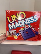 UNO Madness Vintage Timed Pop Up Tile Game 1995 Mattel