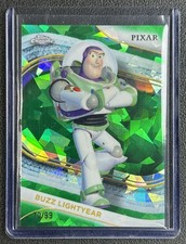 BUZZ LIGHTYEAR 2025 TOPPS CHROME DISNEY SAPPHIRE #90 GREEN REFRACTOR 70/99