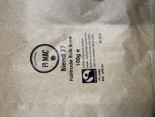 Pj Mac Blend 77 Fair trade Bulk Brew Ground Coffee 10 X 100g