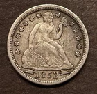 1853 Seated Liberty Dime With  Arrows Appears XF+