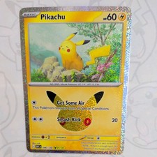 PIKACHU 046/128 POKEMON CARD (30TH CELEBRATION SET)  24/30