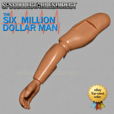 Vintage Der Sechs-Millionen-Dollar-Mann rechter Arm Steve Austin um 1974 KOSTENLOSER VERSAND