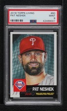 2018 Topps Living Set Online Exclusive /12736 Pat Neshek #60 PSA 9 MINT 19ji