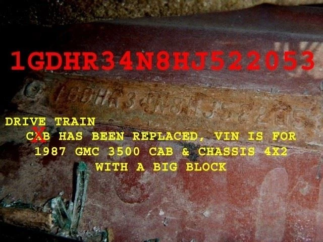 Chevrolet Silverado 1987 Bootlid/Tailgate Multicoloured 15628608 2421 - Image 4 of 4