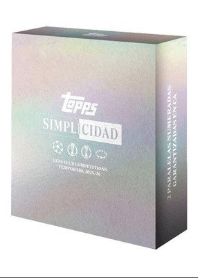 Topps UEFA Club Competitions Simplicidad 2025-26