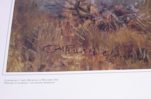Piegans by Charles M. Russell - 34" X 23.5" Western Art Print New Museum Printed - Picture 3 of 6