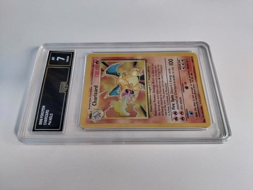 Charizard 1999 Base Set Holo #4 - Near Mint Condition (GMA Grading 7) WOTC - Picture 6 of 7