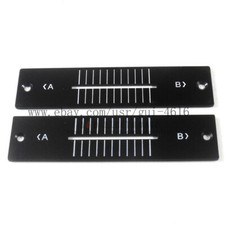 2pcs Channel Fader Panel Replacement Plate DAH2427 For Pioneer DJM800