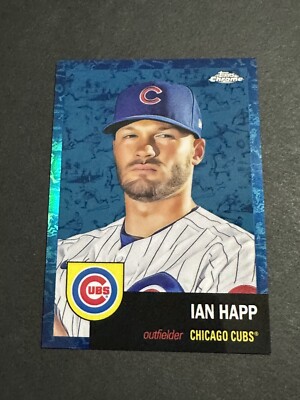 2022 Chrome Platinum IAN HAPP Toile White/Blue Refractor /199 - CUBS - FREE SHIP