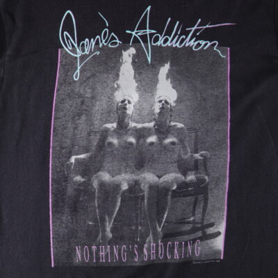 1988 Jane's Addiction Nothing's Shocking Shirt Black men All size