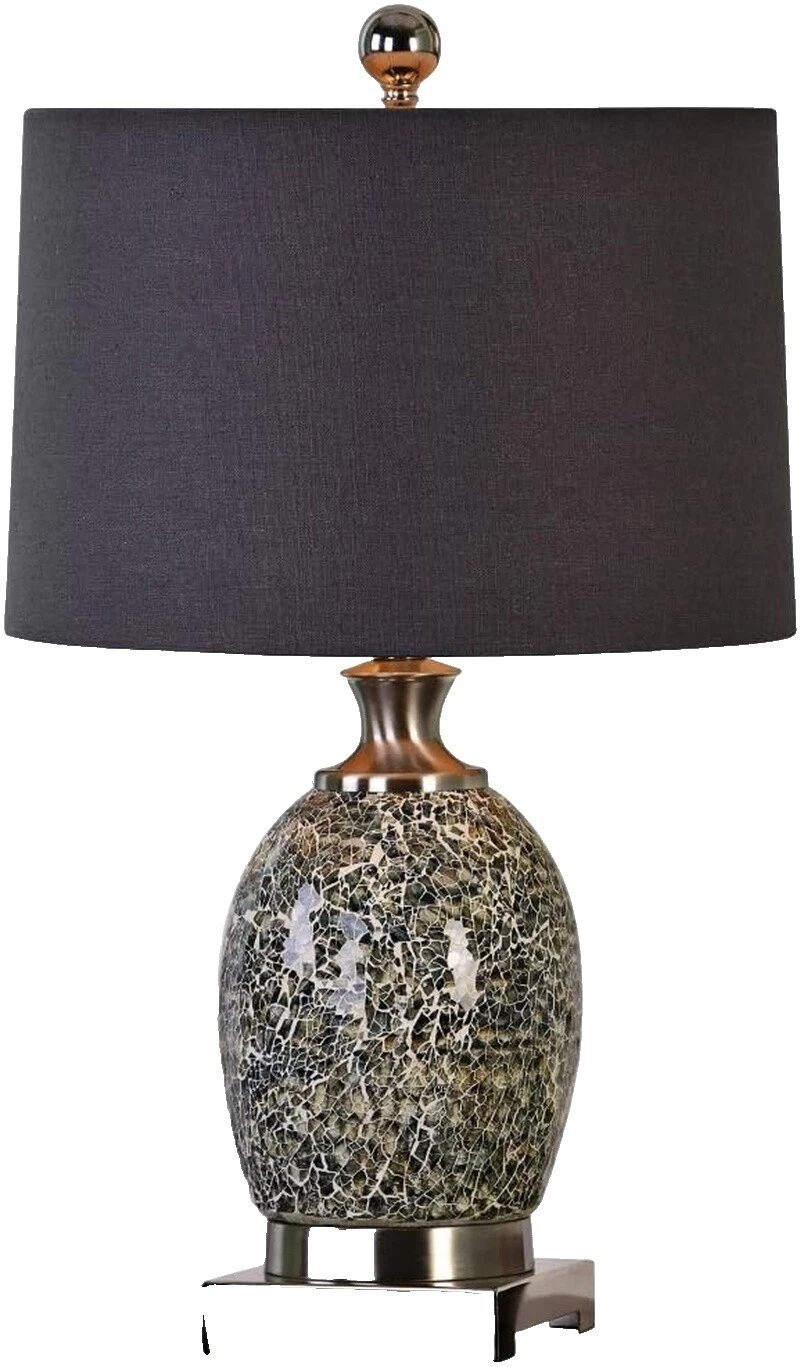 Black Glass Table Lamps