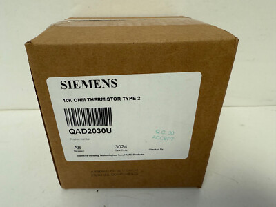 SIEMENS QAD2030U 10K OHM THERMISTOR TYPE 2 SURFACE MOUNT TEMPERATURE SENSOR NEW