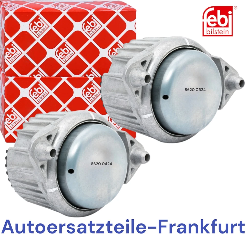 2x FEBI Motorlager Halter VORNE Mercedes Benz C/ E KLASSE W204 S204 W212 C/X218 - Bild 3 von 4