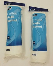 200 Count Cotton Pads HYPOALLERGENIC SOFT ABSORBENT Round Pure Cotton -NIP