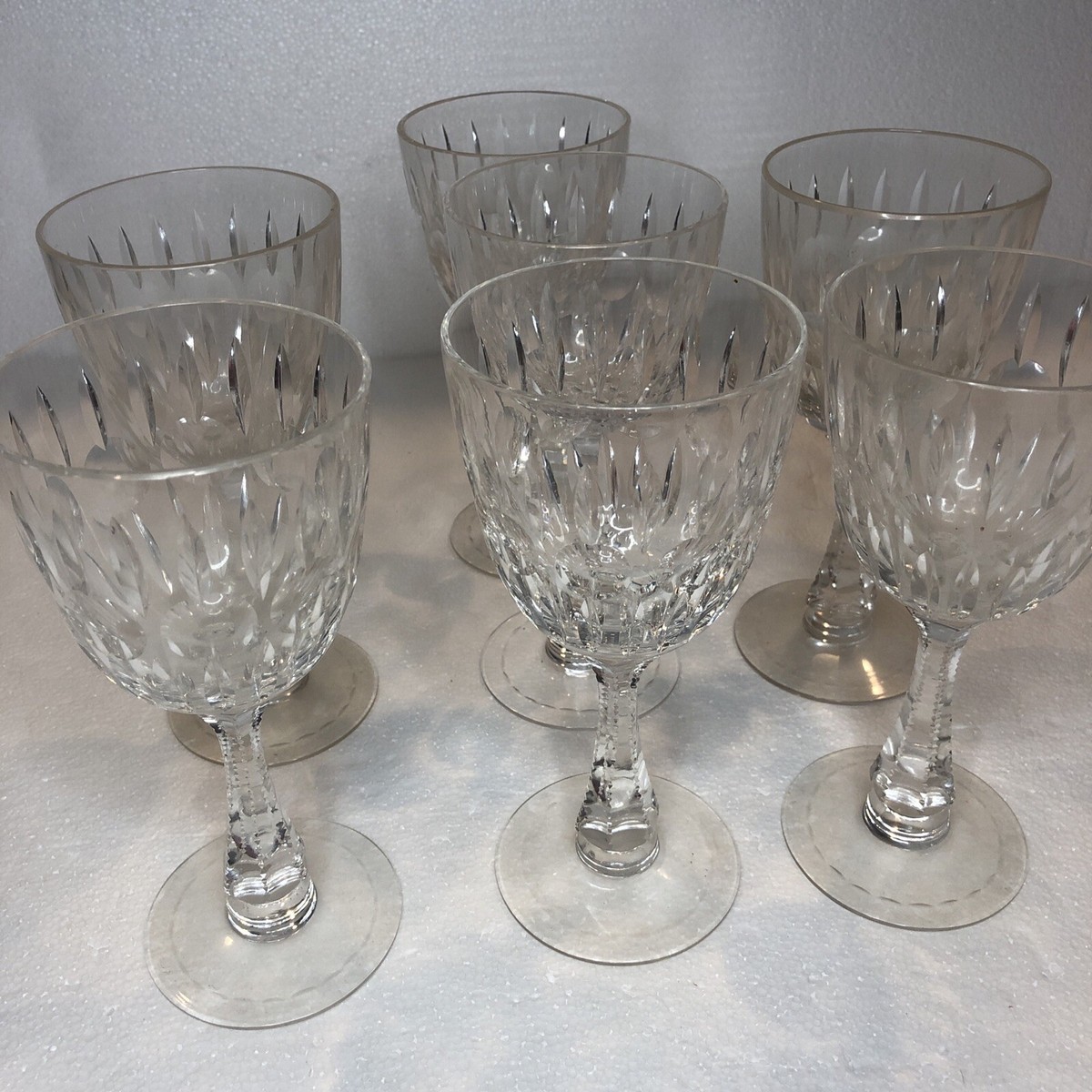 xxlさんです Sierra by Hawkes - Crystal Water Goblets Set Of 6 w/ 1 Bonus | eBay
