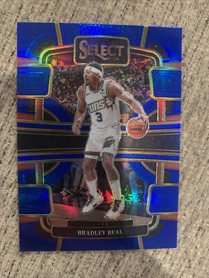 Bradley Beal 2023-24 Panini Select Basketball Blue Prizm #47 A300