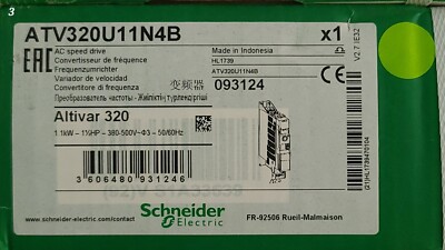 Schneider Electric ATV320U11N4B 1kW 1.5HP Altivar AC Speed Drive