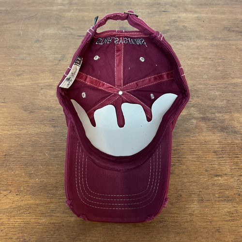 Las Vegas Maroon Cotton Adjustable Baseball Cap Hat NEW - Picture 5 of 6