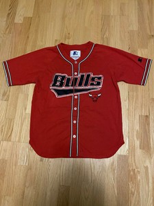 vintage chicago bulls baseball jersey