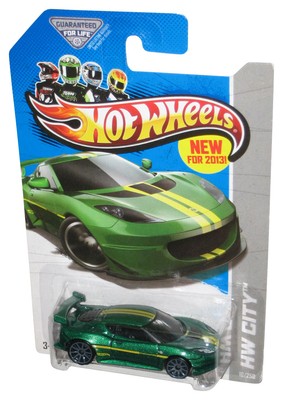 Hot Wheels HW City (2013) Green Lotus Evora GT4 Toy Car 10/250