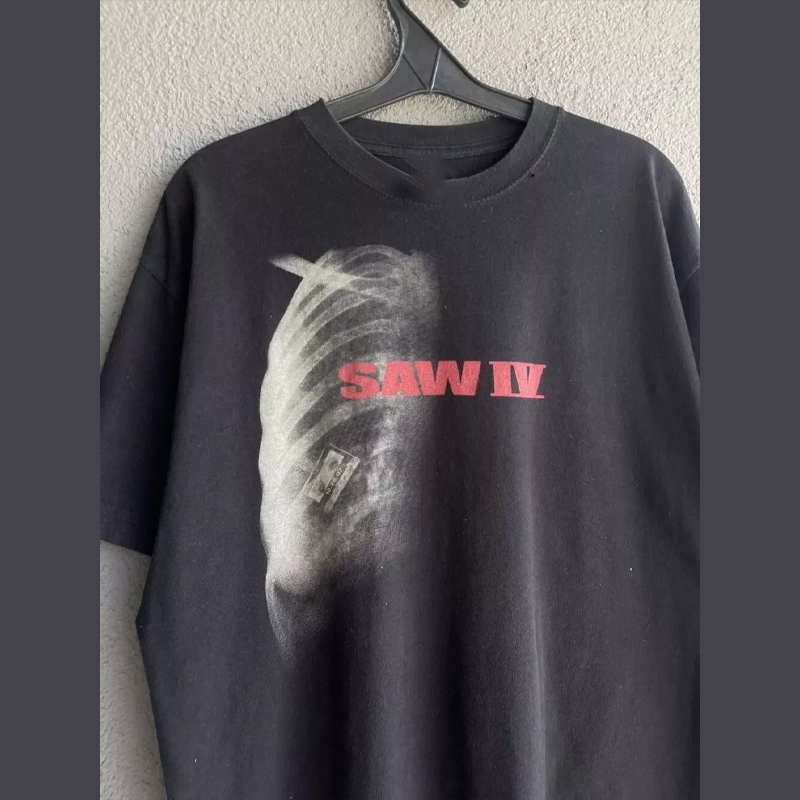 Saw Iv Horror Movie Black Graphic Unisex T-Shirt Reprint S-5Xl | eBay