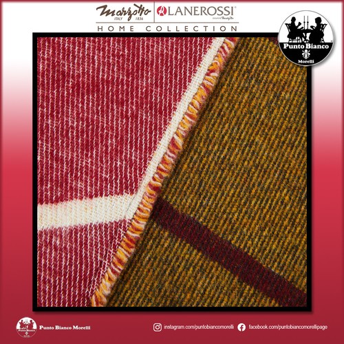 Coperta plaid double face di misto lana riciclata Lanerossi Atlantic - Imagen 15 de 15