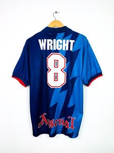 1991アルセナルアワエイユニフォームサイズ2XL Ian Wright 1991アルセナルアワエイユニフォームサイズ2XL Ian Wright 福袋