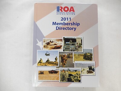 Membership Directory, Reserve Officers Association, 2011, NEW, HC