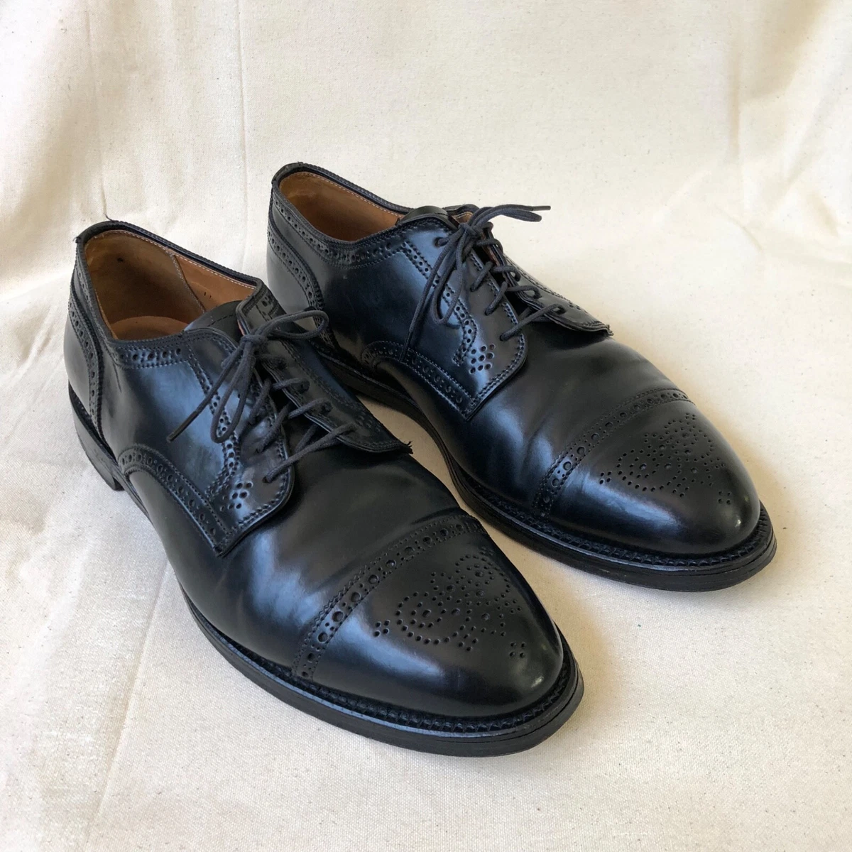 Alden Black Wingtip Dress Shoes for Men for sale | eBay display picture 1