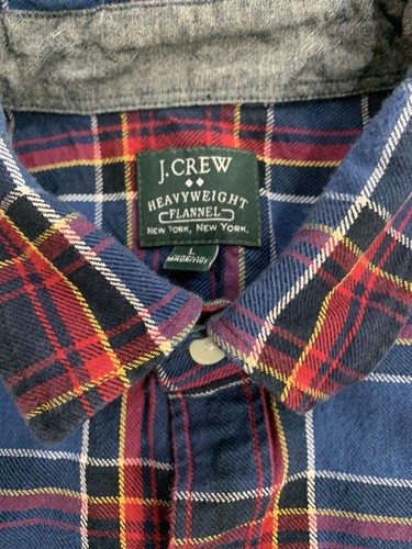 J Crew Heavyweight Flannel Men's Large 